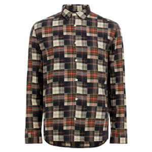 AllSaints Jude Patchwork Checked Jacquard Shirt